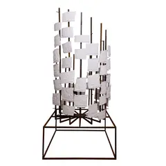 Mircea Modreanu, Columna lui Traian, 2024, 3D print, fier