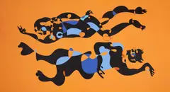 Teodora Gavrilă, Melting Love, 2023, acrilic pe pânză