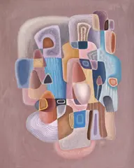 George Saru, Scoica albă, 1979, ulei pe pânză