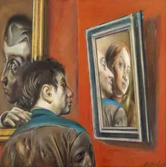 Eugen Bratfanof, În tablou, 2019, ulei pe pânză