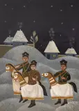 Ion Grigore, Colindători, ulei pe lemn