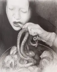 Robert Lőrincz, Untitled, 2024, creion pe hârtie