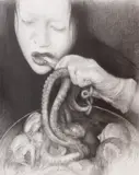 Robert Lőrincz, Untitled, 2024, creion pe hârtie