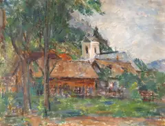 Peisaj by Ion Musceleanu, 1986, ulei pe pfl, sold Nov 2025