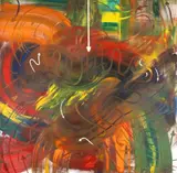 Constantin Rusu, Rază de lumină, 2017, acrilic pe pânză
