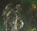 Ivan Šebalj, Obasjane figure, 1998., ulje na platnu