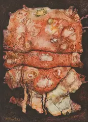 Ordan Petlevski, Oblik s juga, 1978., gvaš i tuš na papiru