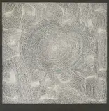 Vjenceslav Richter, Spontana grafika (plave linije), 1976.-1979., serigrafija na papiru