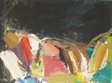 Ivo Kalina, Apstrakcija, 1978., ulje na platnu