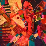 Gancho Karabadzhakov, Young woman, oil on canvas