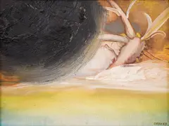 Nedko Solakov, Dream IV, 1987, oil on canvas