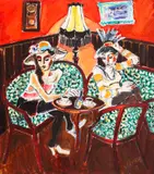 Yuri Bukov, In the Parisian cafe