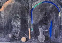 Vladimir Penev, Still life, oil on canvas
