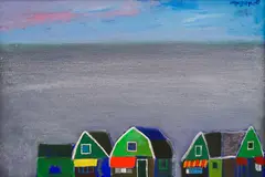 Lyuben Zidarov, Volendam, Netherlands, oil on canvas