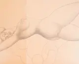 Dimiter Buyukliiski-Mitchi, Nude, pencil on paper