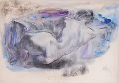 Desislava Mincheva, Nude, 2002, oil on canvas