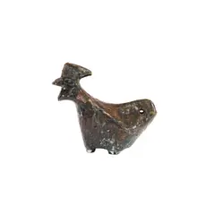 Venko Kolev, The rooster, enameled ceramics