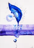 Karina Popova, Nature, 2023, ink, acrylic and watercolor on paper