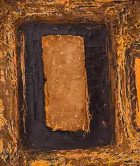 Svilen Blazhev, A door, 2017, oil on canvas