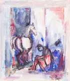 Encho Pironkov, The white horse