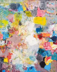 Nikolay Yanakiev, Colorful world, oil on canvas