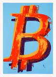 Thierry Guetta, Bitcoin, silkscreen on paper