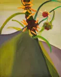 Magda Abazova, Sunflowers, 2005, oil on canvas