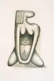 Boyan Raynov, Nude, lithography