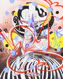 Nikolai Panayotov, Space travel, 2015, acrylic on canvas