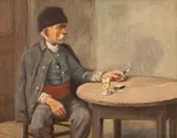 Ludovic Bassarab, Răgaz, anii '20, ulei pe pânză lipită pe carton