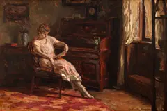 Nicolae Vermont, Lectură, 1915, ulei pe lemn