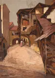 Mina Byck Wepper, Uliță din Sighișoara