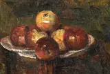 Mere by Octav Băncilă, 1915-1920, ulei pe pânză, sold Oct 2025