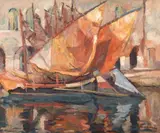 Nicolae Dărăscu, Bărci la Chioggia