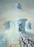 Sabin Bălașa, Legenda Dochiei, 1988, ulei pe pânză