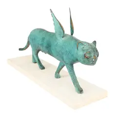 Felix Aftene, Zeiță egipteană, 2018, bronz
