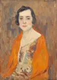 Rudolf Schweitzer–Cumpăna, Eleganță Art Deco, anii '20, ulei pe carton
