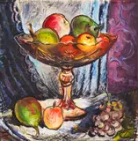 David Peretz, Autumn Still Life, 1938, oil on canvas