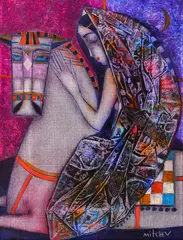 Peter Michev-Pedro, Horse dream, oil on canvas