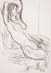 Svetlin Rusev, Nude, 2006, lithography