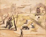 Jules Pascin, Landscape in Cuba