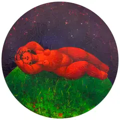 Samodiva by Gancho Karabadzhakov, oil on canvas, sold Oct 2025