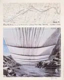 Christo, Valley Curtain, chromolithography