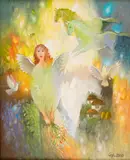 Suli Seferov, Spring time, 2000, oil on canvas