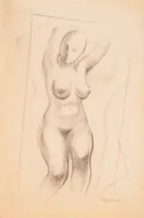 Ivan Nenov, Nude, pencil on paper