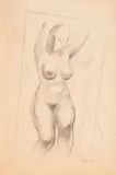 Ivan Nenov, Nude, pencil on paper