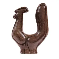 Venko Kolev, Rooster, 1972, enameled ceramic