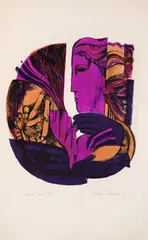 Rumen Skorchev, The Earth (from the Ancient Earth cycle), 1974, lithography