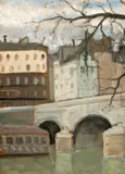 Theodor Pallady, Peisaj parizian, ulei pe carton