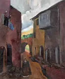 Greta Csaki-Copony, Citadină, 1928, ulei pe pânză